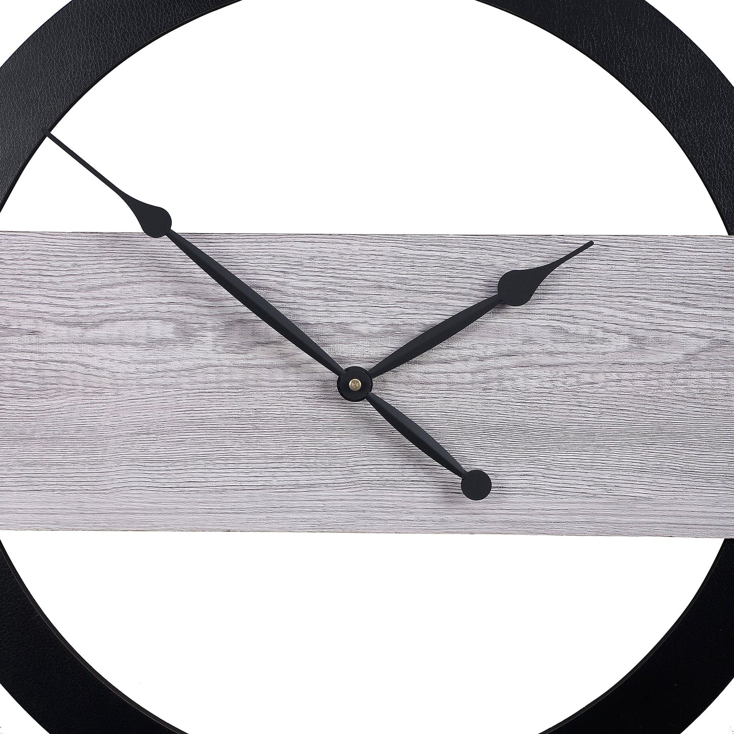 wc19 Quartz Black Modern Wall Clock, For Home And Office