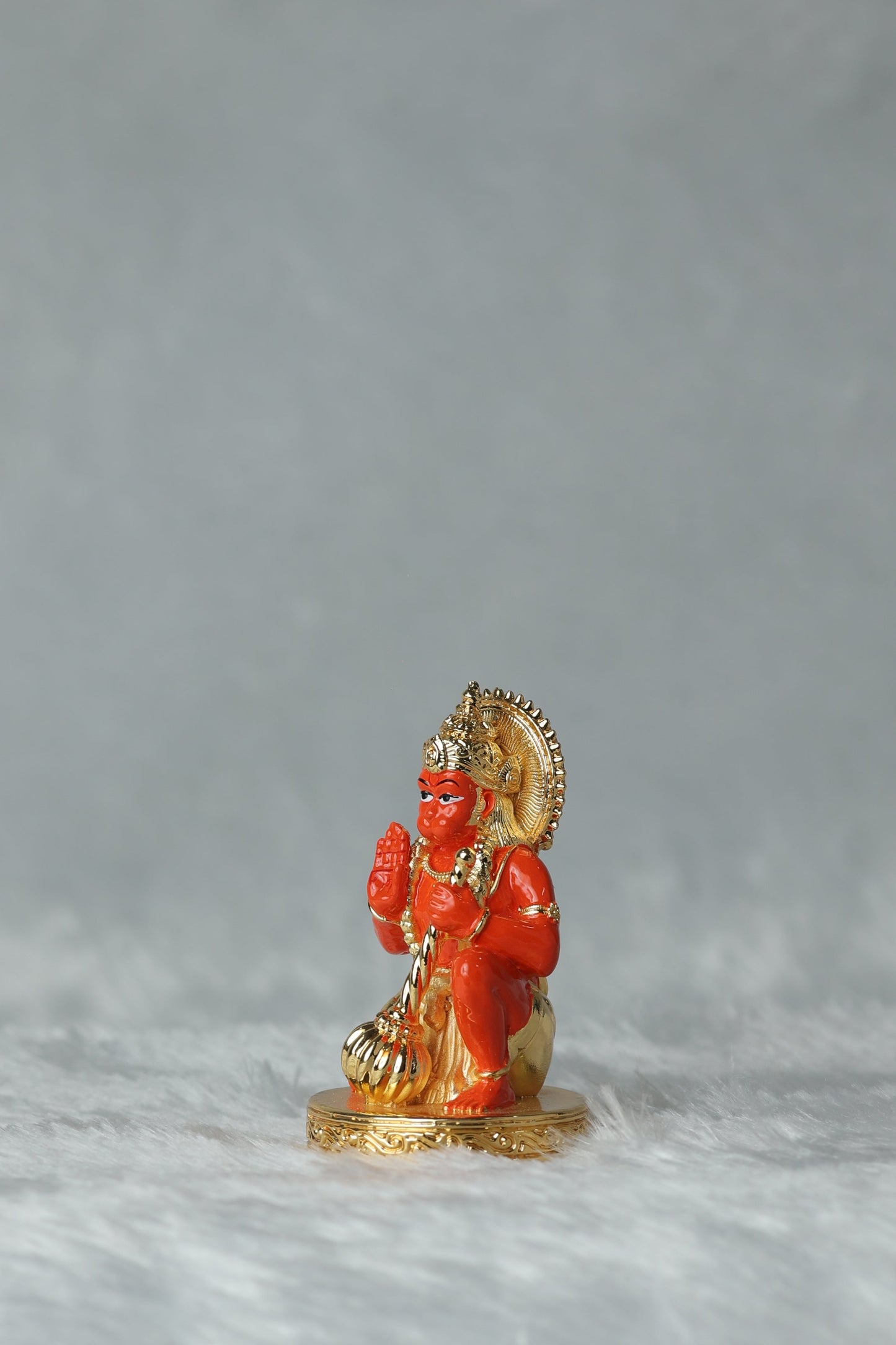 Gold Plated Ashirvad Hanuman